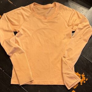 lululemon athletica Long Sleeve Tee - Peach